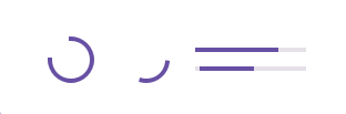 progress indicators